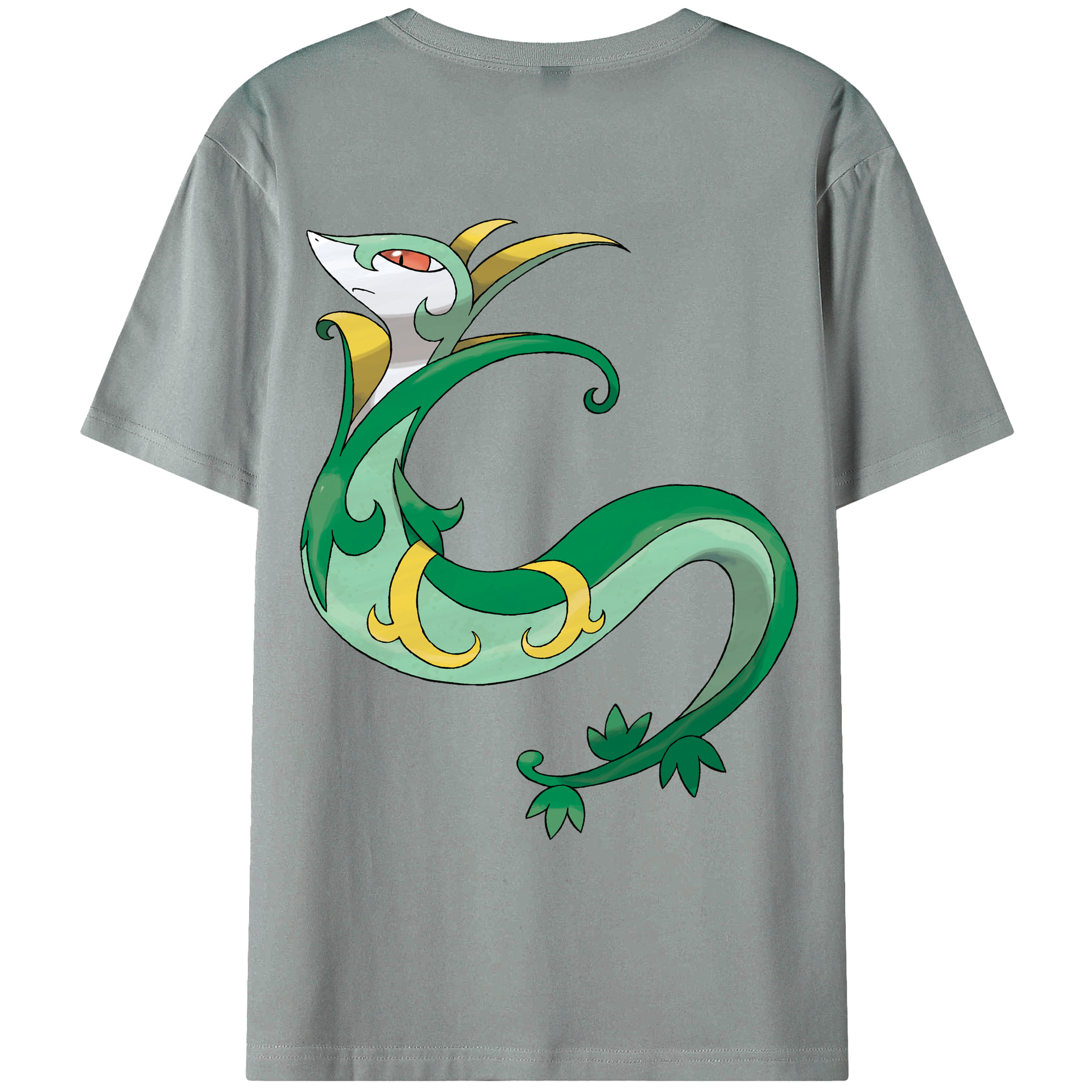 （画像用） ポケットモンスター Pokémon 綿100％ メンズ半袖Tシャツ（バックプリント） 通気性